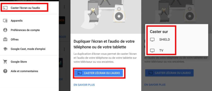 Caster-L-Ecran